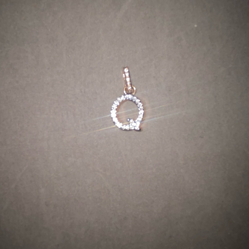 Swarovski letter Q charm